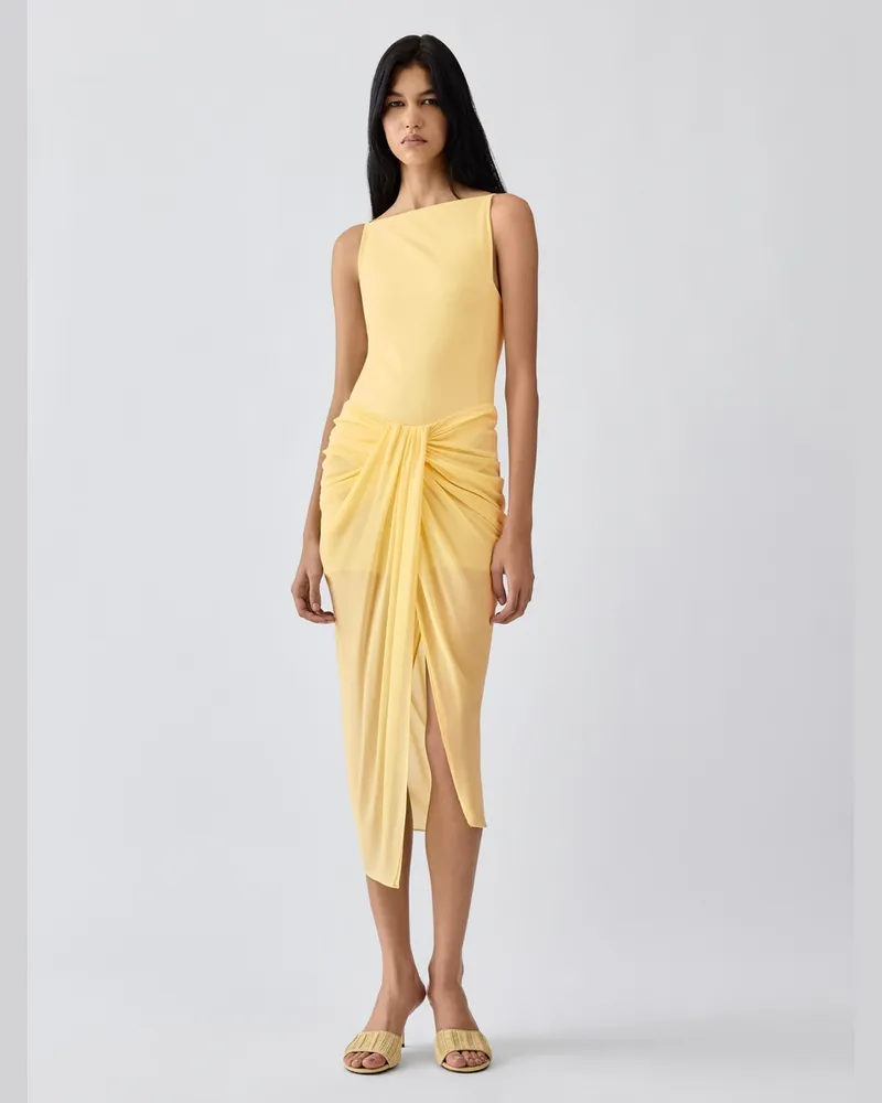 Jacquemus The Paréo Skirt - Light Yellow Light