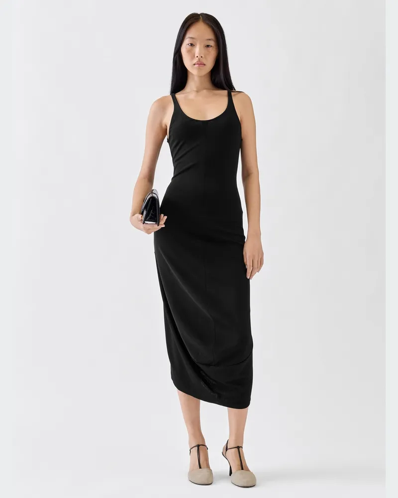 Jacquemus Das Regata Kleid - Schwarz Schwarz