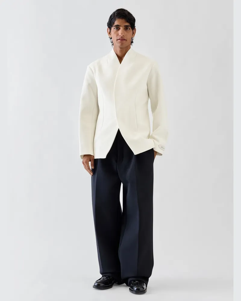 Jacquemus Die Bastide Jacke - Weiß Cremeweiß