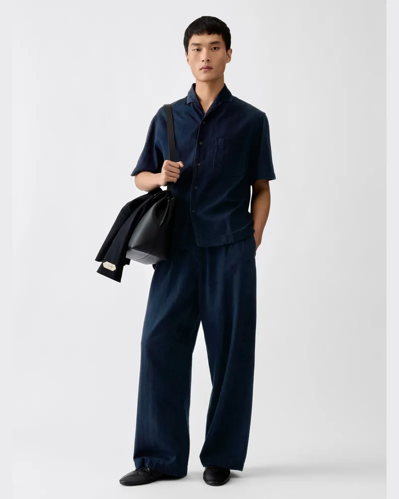Jacquemus La Chemise Pyjama Denim - Blau Dunkelmarineblau