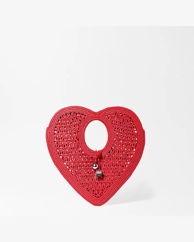 Jacquemus Le Spiaggia Coeur - Rot/Gold Rot