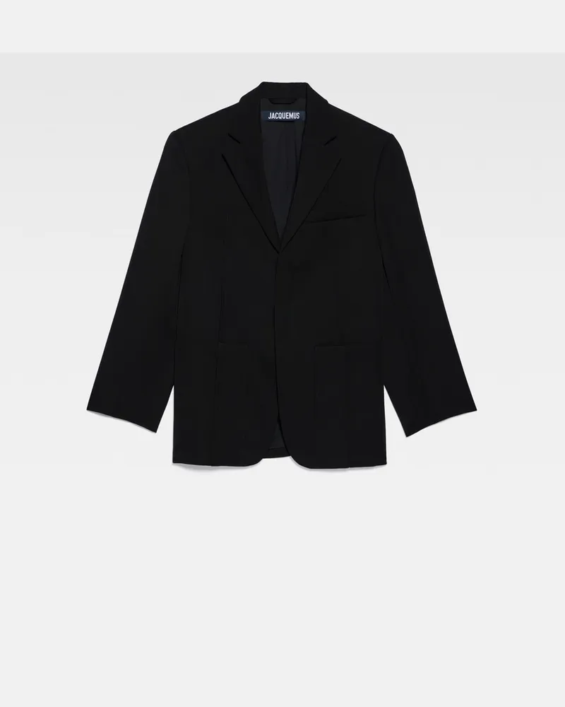 Jacquemus Die Man's Jacke - Schwarz Schwarz