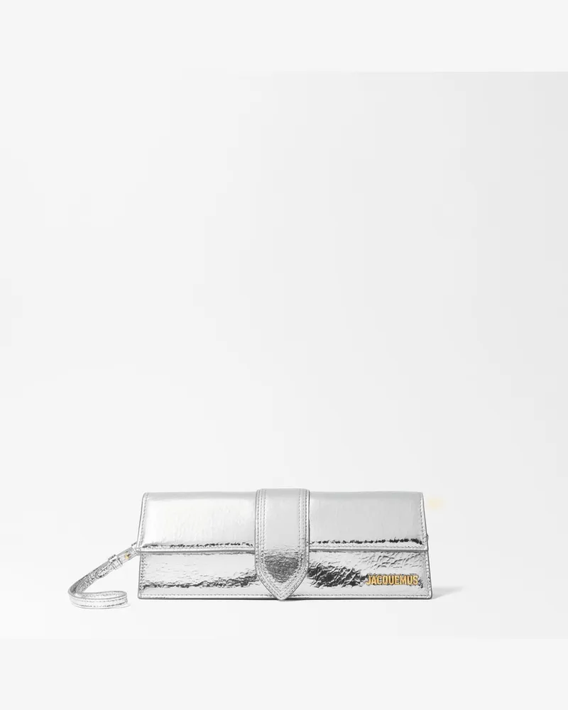 Jacquemus Die Bambino Clutch - Silber Silber