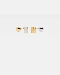 Jacquemus The Perlina Earrings - Gold / Silver Gold