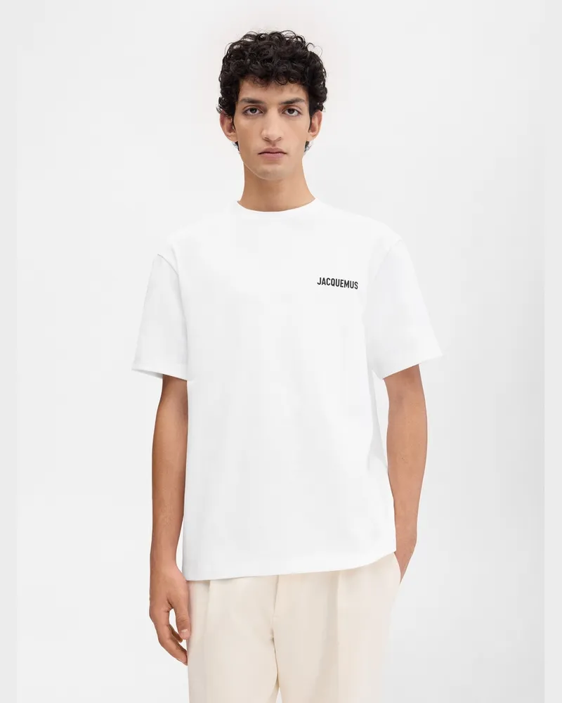 Jacquemus Le T-shirt Adresse Londres - Londres Weiß Londres
