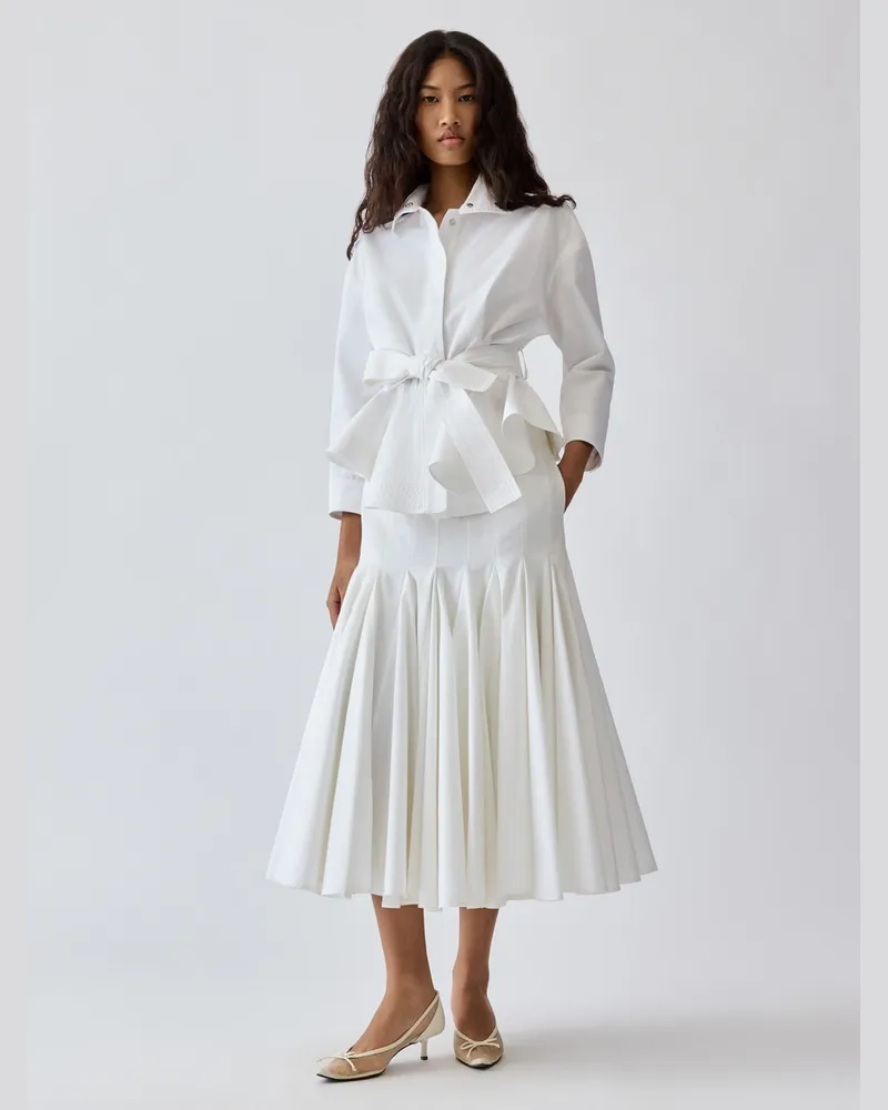 Jacquemus The Agave Skirt - White White