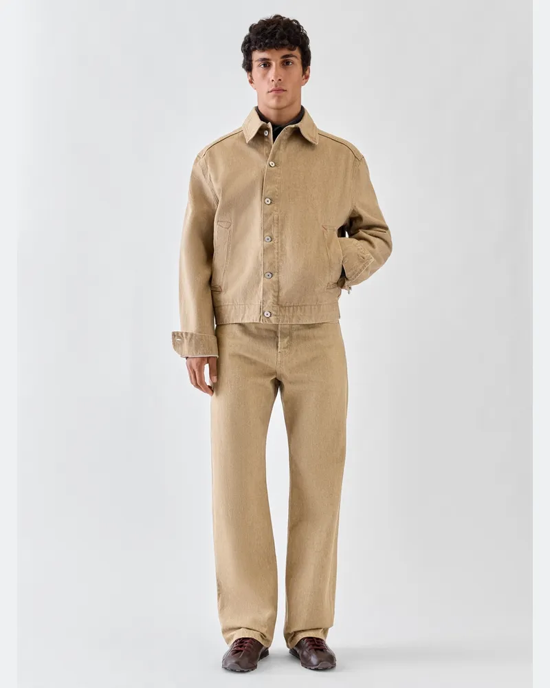 Jacquemus Die Mirada De-Nîmes Hose Aus Denim - Beige Beige