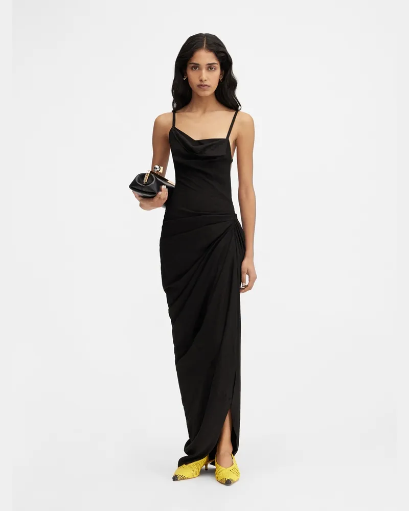 Jacquemus The Saudade Long Dress - Black Black