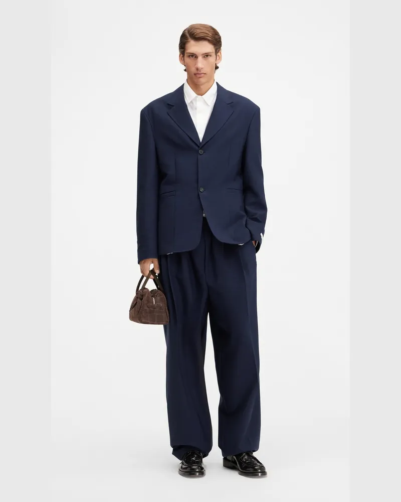 Jacquemus Die Canevas Jacke - Marineblau Marineblau