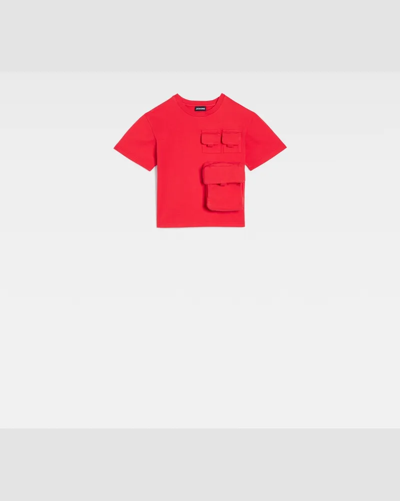 Jacquemus The Bolso Kids' T-shirt - Red Red