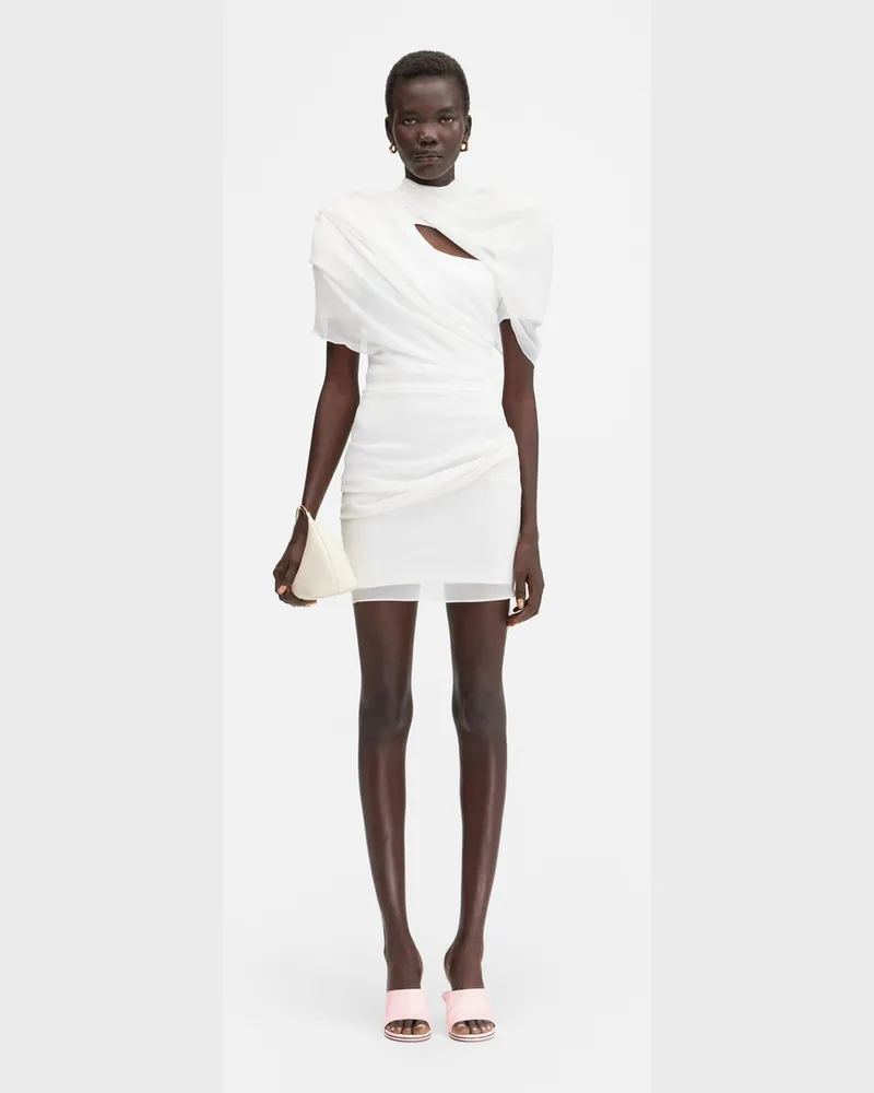 Jacquemus The Castagna Dress - White White