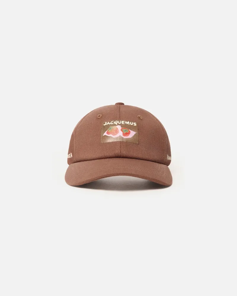 Jacquemus The Bonjour Korea Baseball Cap - Korea Persimmon Brown Korea
