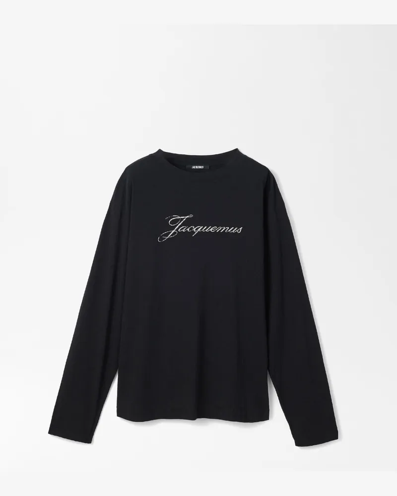 Jacquemus Le T-shirt Jacquemus Manches Longues - Schwarz Schwarz
