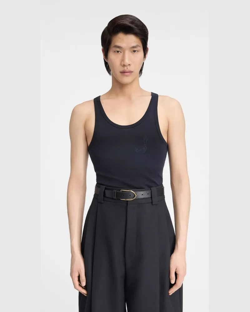 Jacquemus The Pesco Tank Top Dark Navy