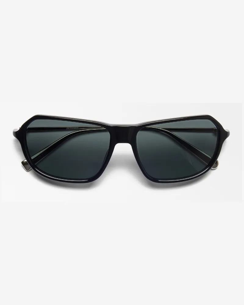 Jacquemus Die Mimosa Sonnenbrille - Schwarz Schwarz