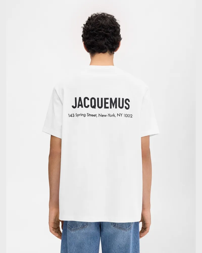 Jacquemus Le T-shirt Adresse New York - New-York Weiß New-york