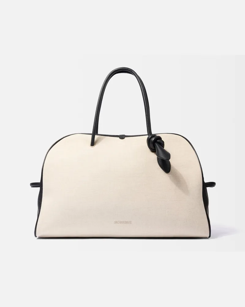 Jacquemus The Large Turismo - Light Greige/Black Light