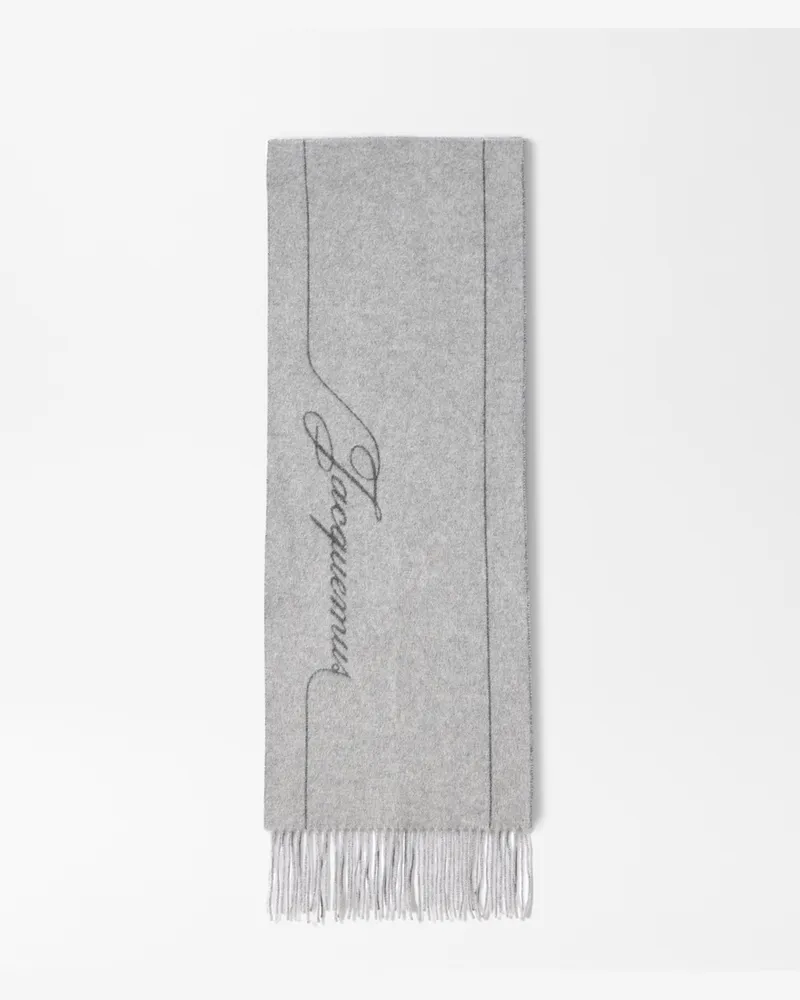 Jacquemus Der Citta Schal - Dark Grau Dark