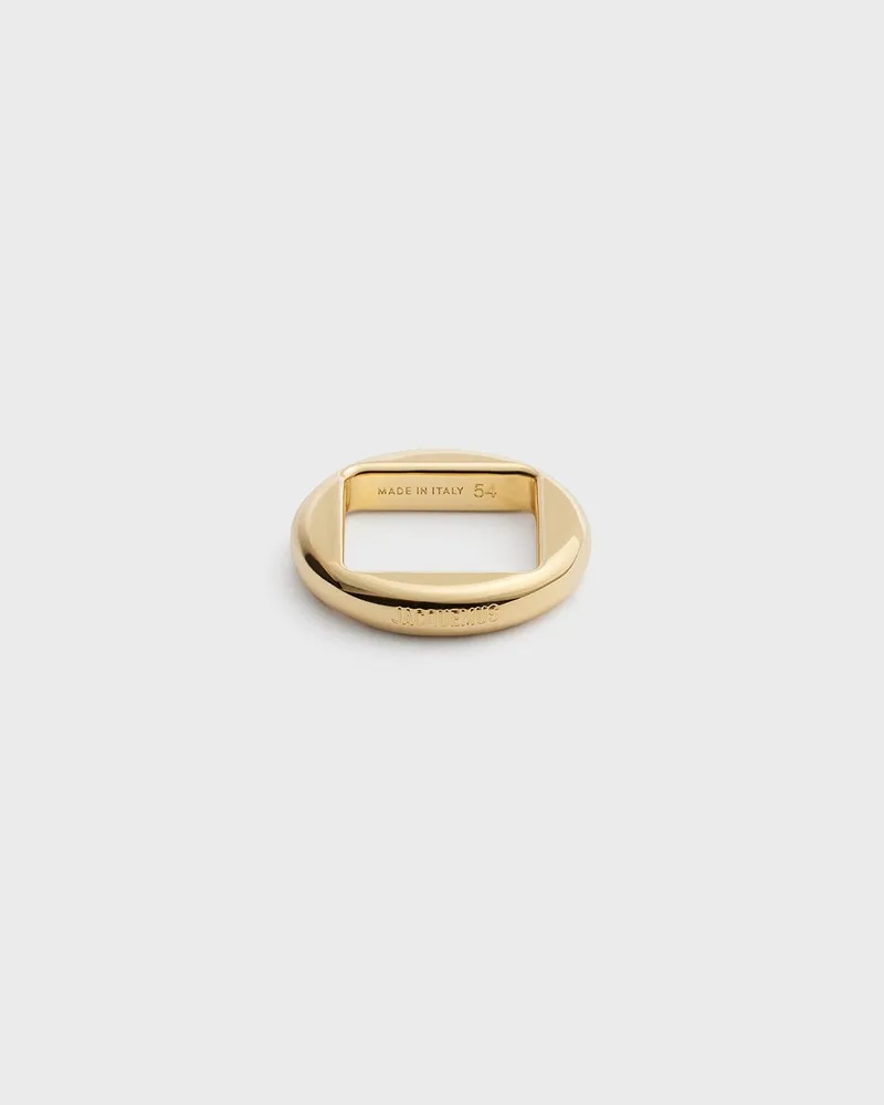 Jacquemus The Round Ring - Light Gold Light