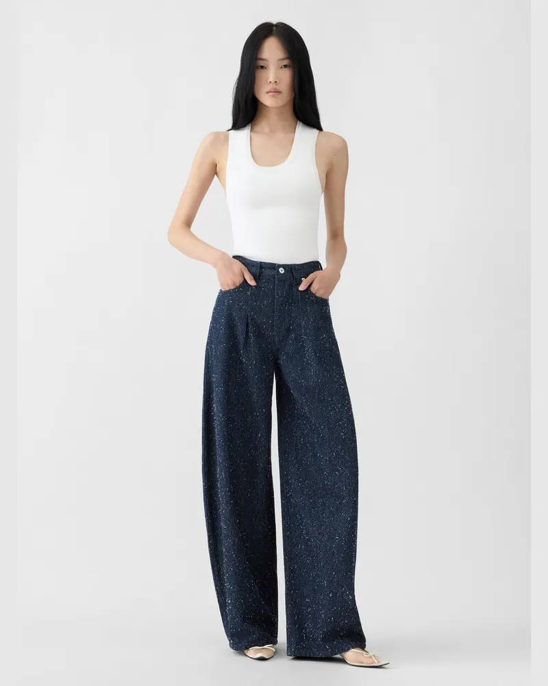 Jacquemus The Ovalo De-nîmes Denim Pants - Navy Navy