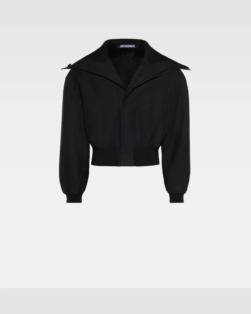 Jacquemus The Bordo Bomber Jacket - Black Black
