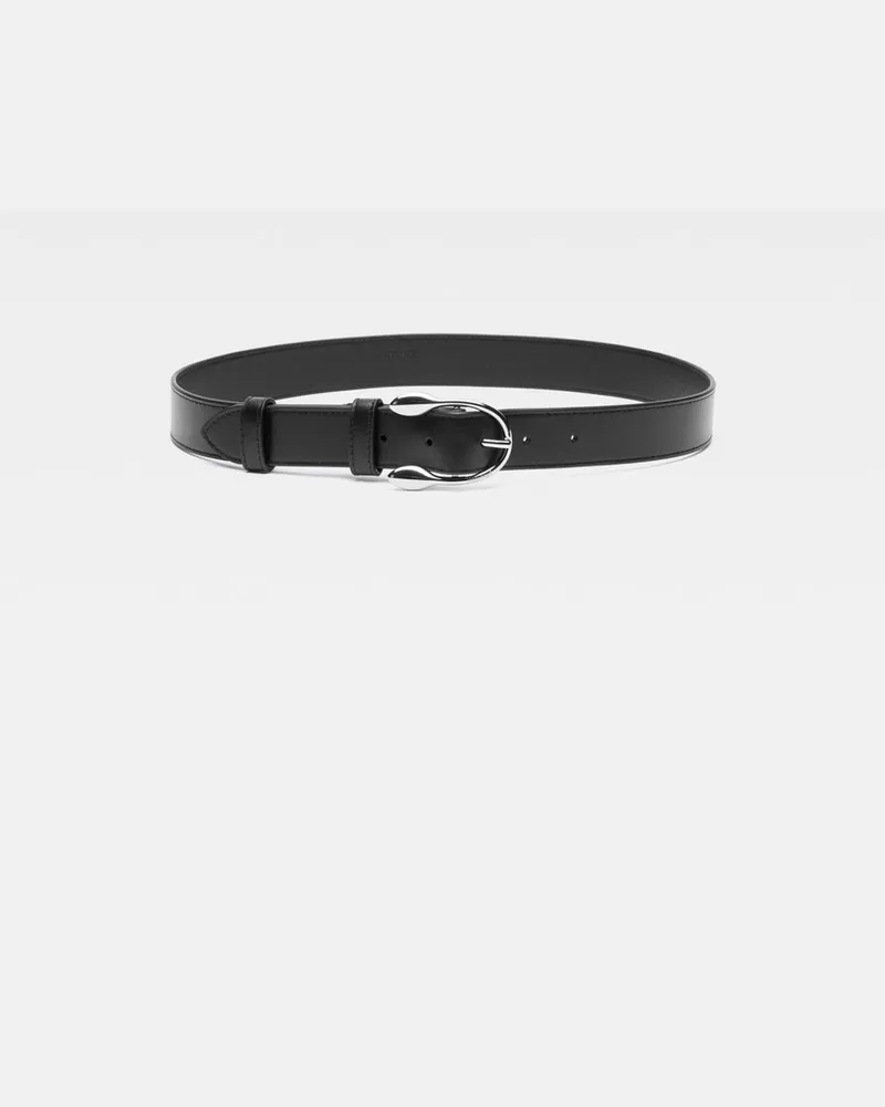 Jacquemus The Chiquito Belt - Black/Silver Black