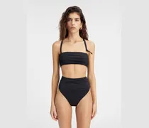 The Drapeado Bikini Bottom - Black