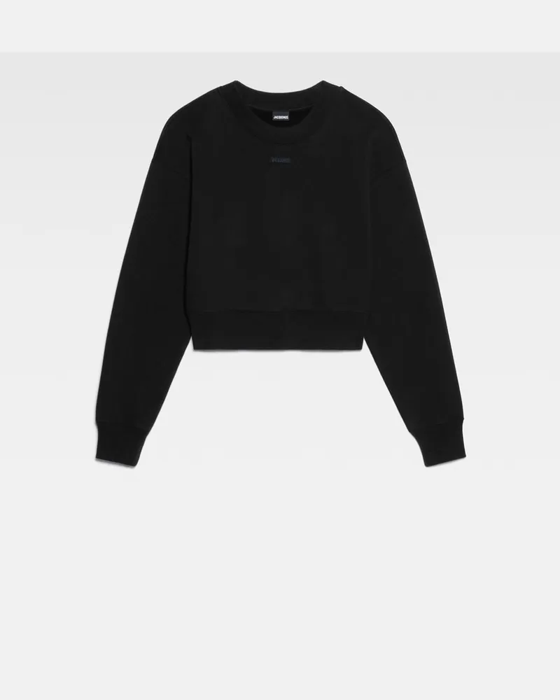 Jacquemus The Gros Grain Sweatshirt - Black Black