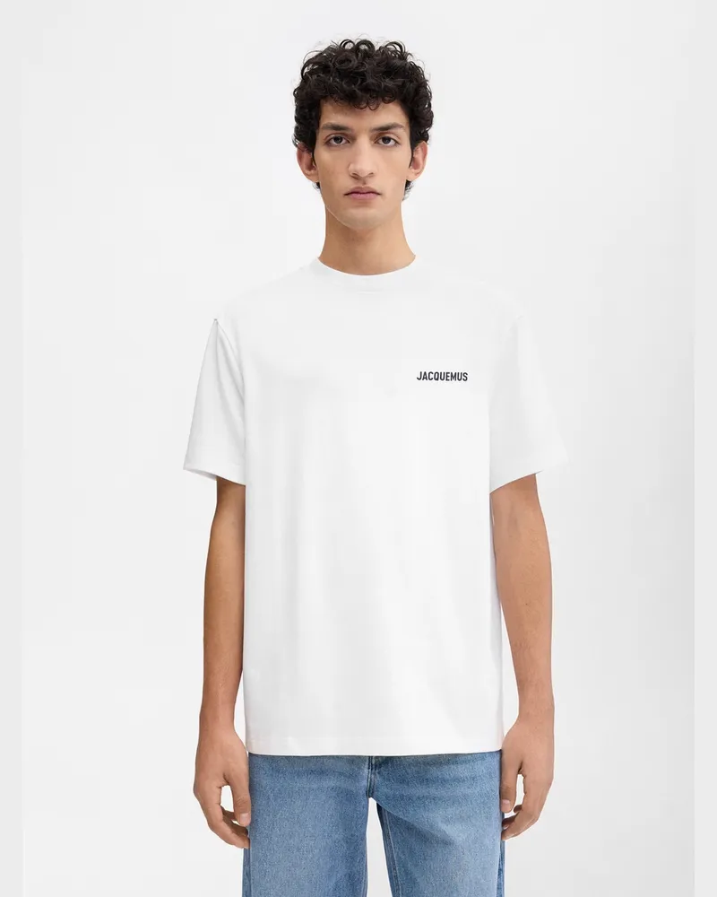 Jacquemus Le T-shirt Adresse New York - New-York Weiß New-york