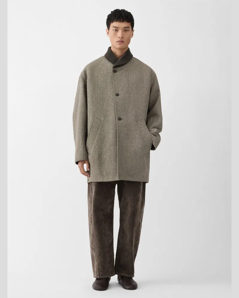 Jacquemus Die Camargue Jacke - Dark Braun Dark