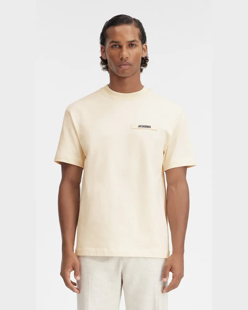 Jacquemus The Gros Grain T-shirt - Beige Beige