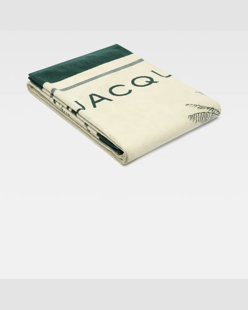 Jacquemus The Croisière Beach Towel - Palm Tree Green / Light Yellow Palm