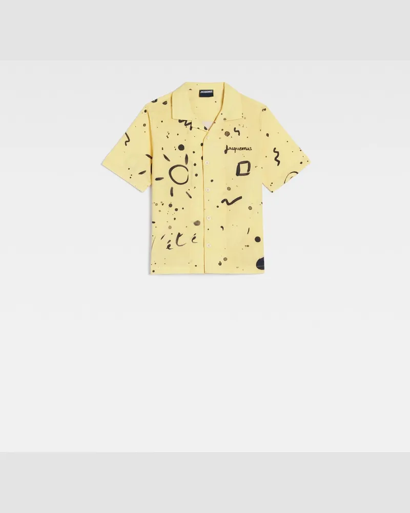 Jacquemus The Jean Kids' Shirt - Print Summer Kids Print