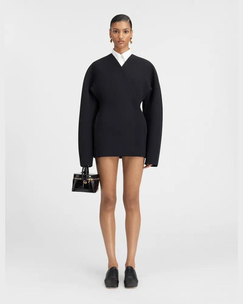 Jacquemus The Ovalo Dress - Black Black
