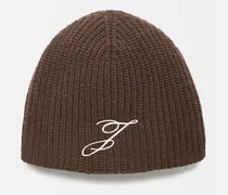 The Espiral Beanie - Dark Brown