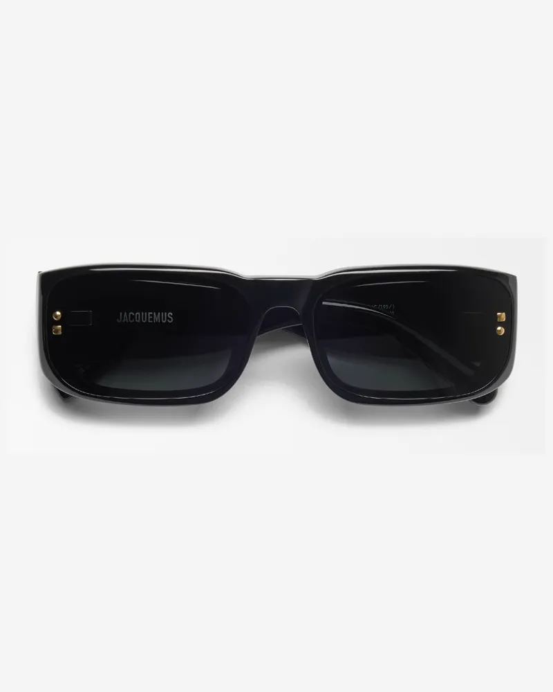 Jacquemus Die Pisco Sonnenbrille - Schwarz Schwarz