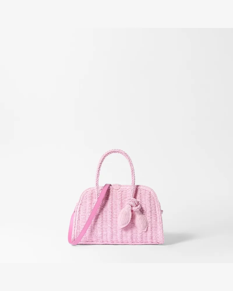 Jacquemus The Small Raffia Turismo - Light Pink Light