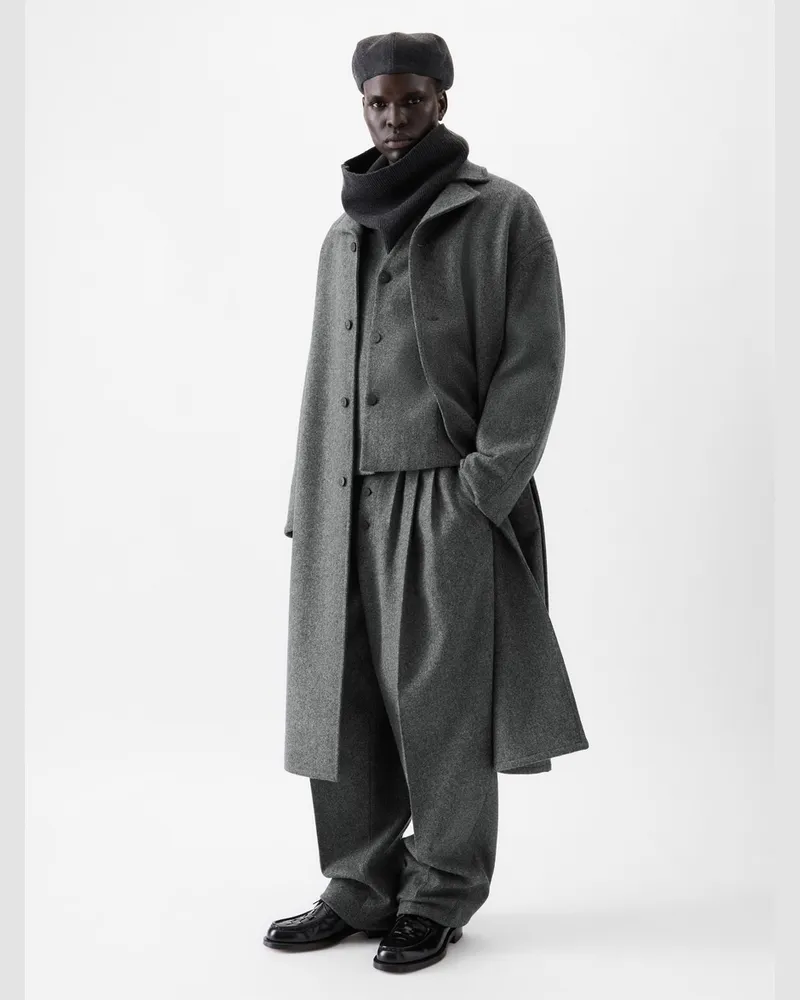Jacquemus The Citta Coat - Dark Grey Dark