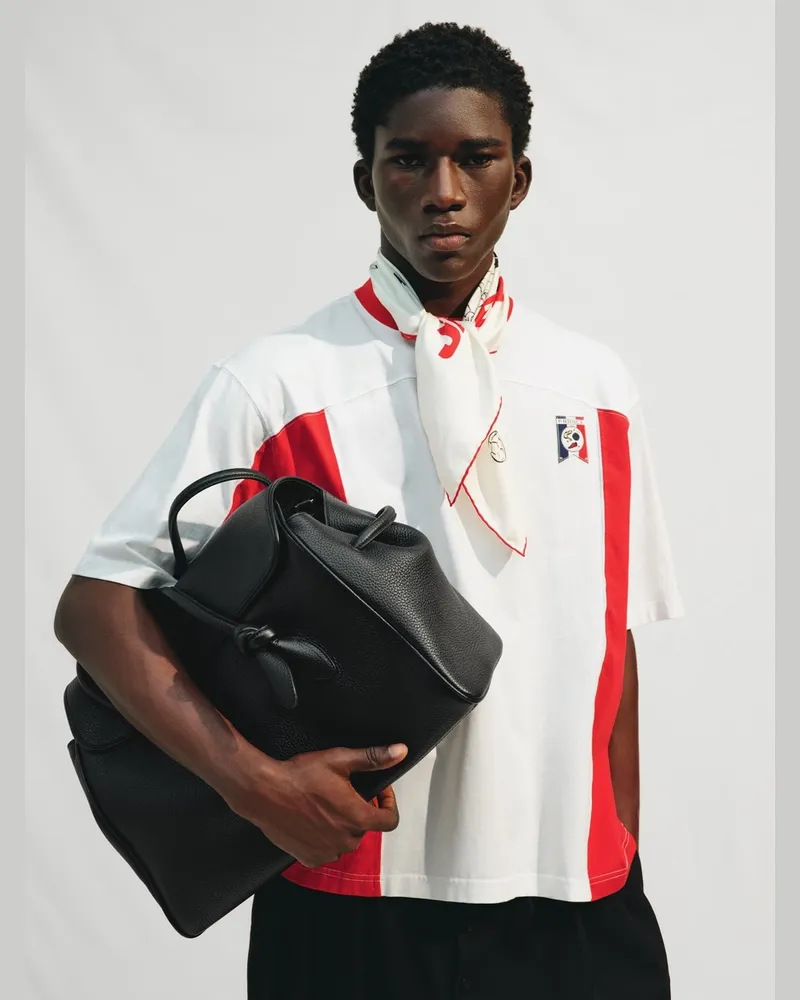 Jacquemus Das Fanshirt - Weiß / Rot Weiß
