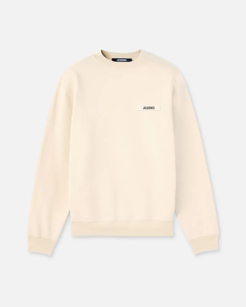 Jacquemus The Gros Grain Sweatshirt - Beige Beige