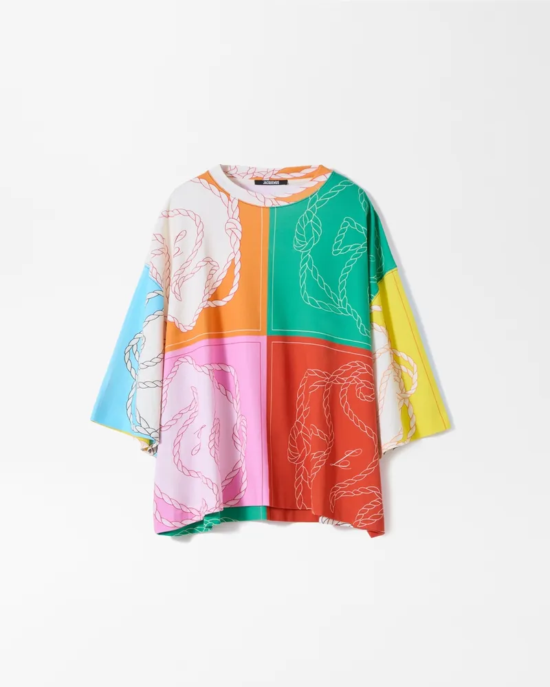 Jacquemus The Hippocampe T-shirt - Printed Ropes Printed