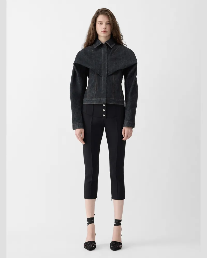 Jacquemus Die Châle Jacke - Blau Dunkelmarineblau