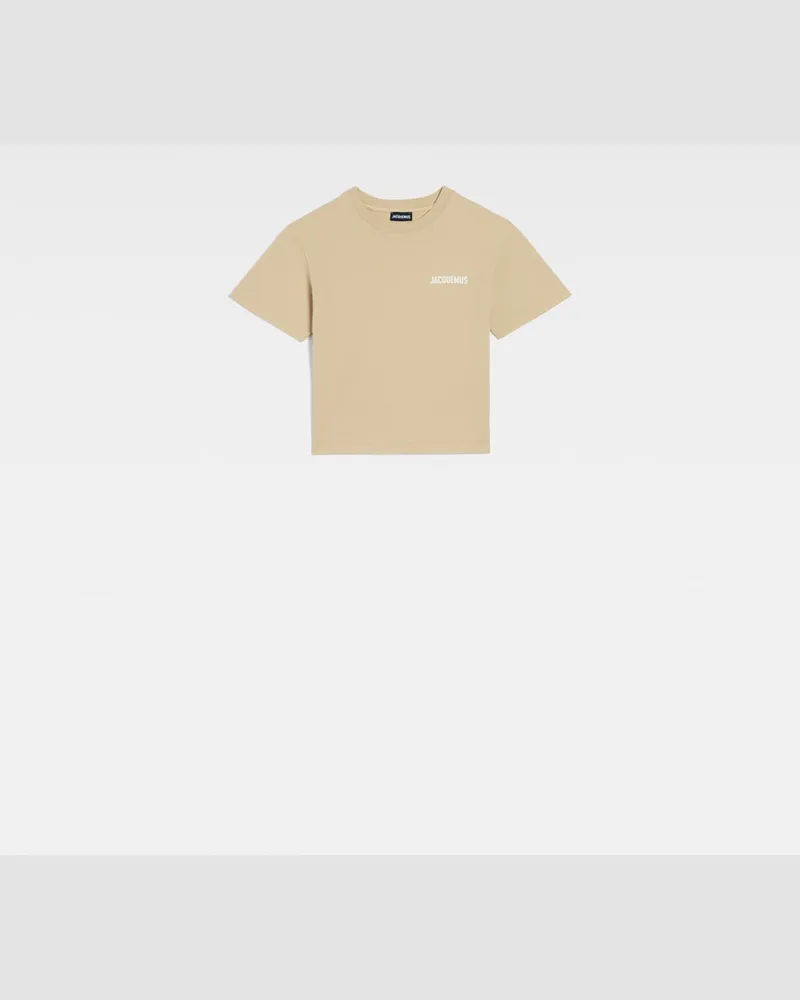 Jacquemus The Jacquemus Kids' T-shirt - Dark Beige Dark