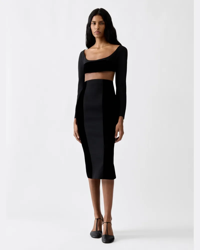 Jacquemus Der Tailleur Rock - Schwarz Schwarz