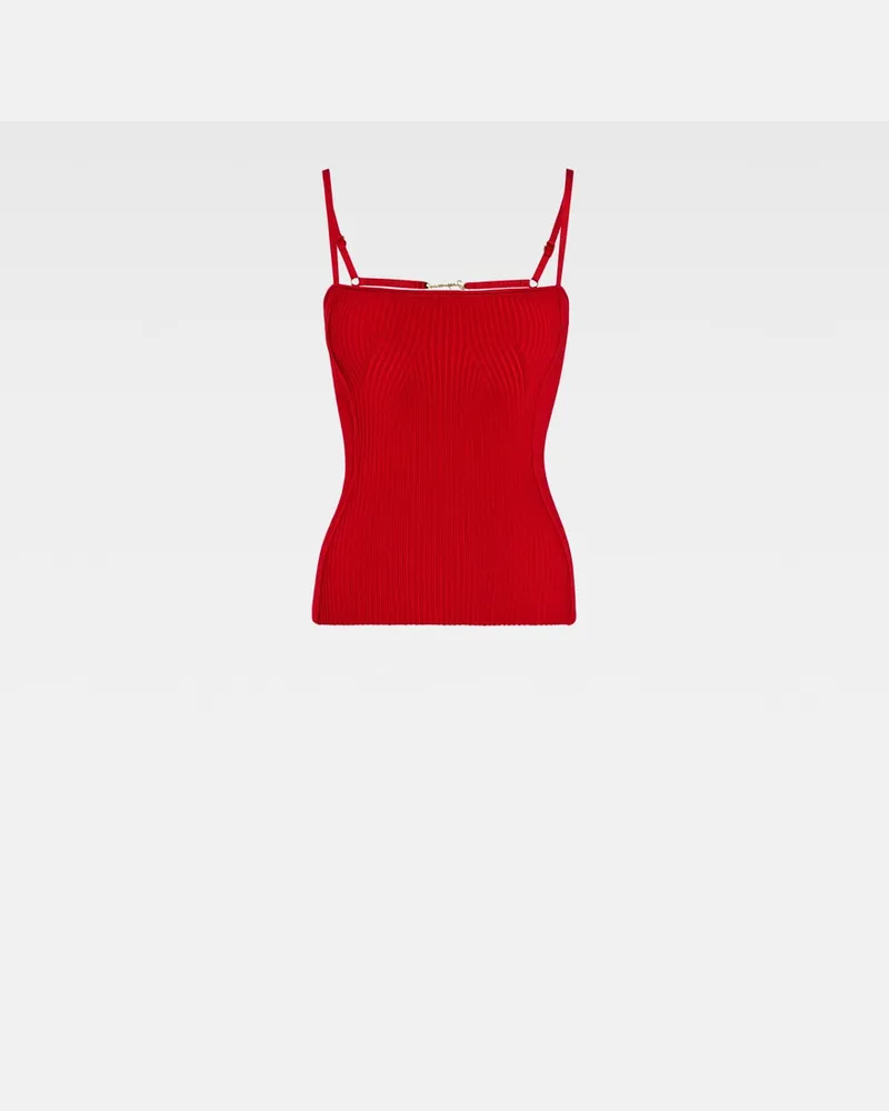 Jacquemus The Sierra Top - Dark Red Dark