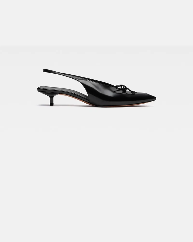 Jacquemus Les Slingbacks Cubisto Basses - Black Black