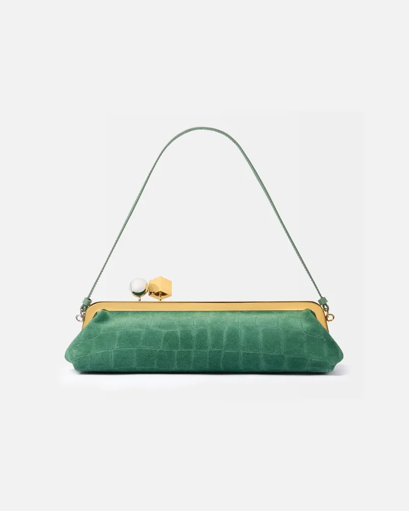 Jacquemus The Salon Clutch - Dark Mint Dark