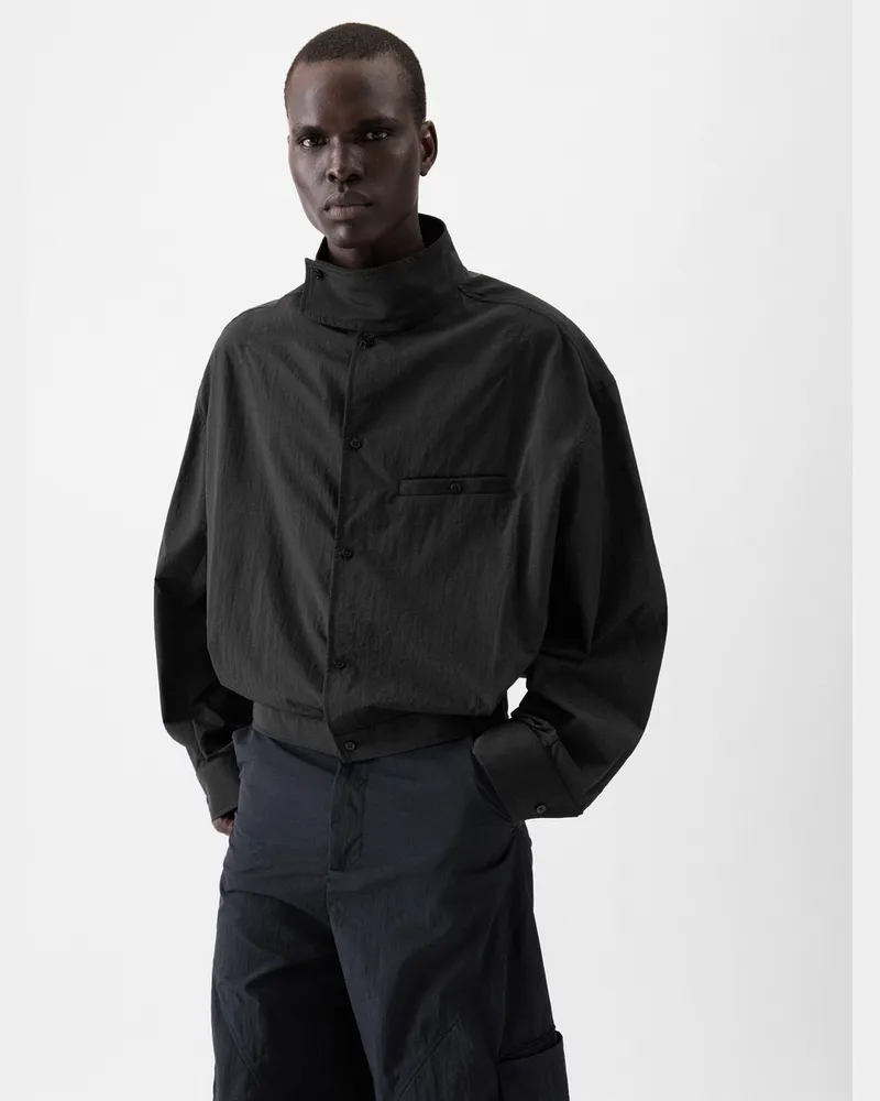 Jacquemus Le Blouson Curvo - Schwarz Schwarz
