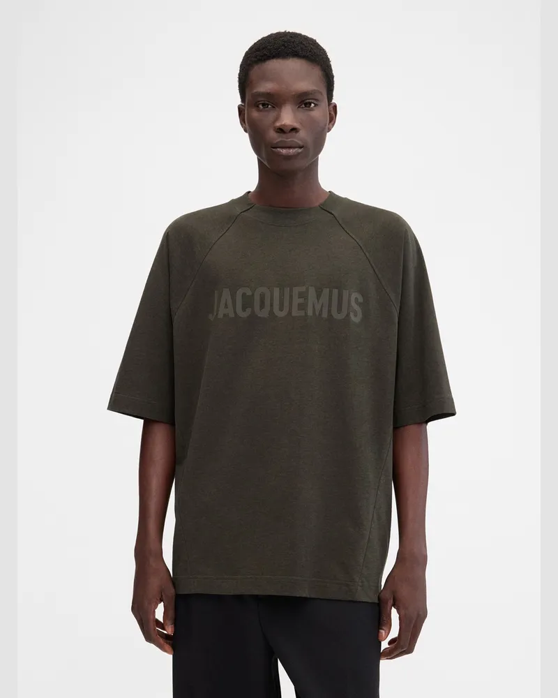 Jacquemus The Typo T-shirt - Multi Brown Multi