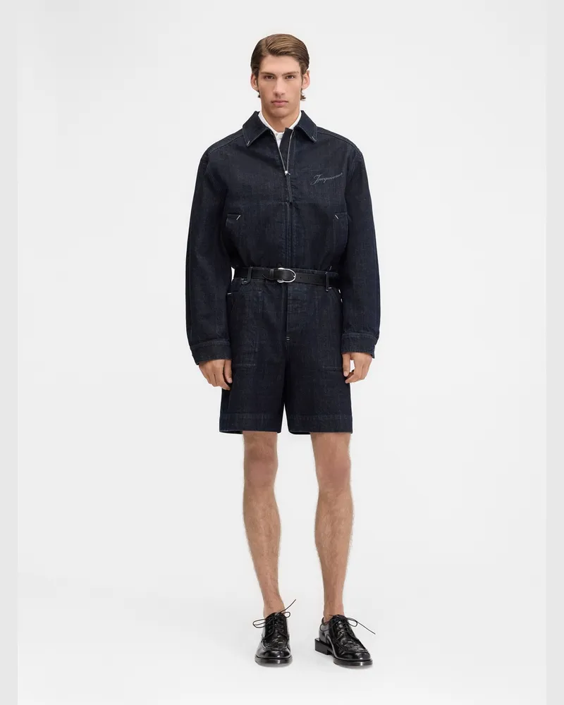 Jacquemus The De-nîmes Denim Shorts - Dark Navy Dark